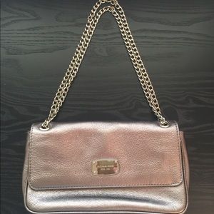 Michael Kors Silver Adjustable Chair Bag